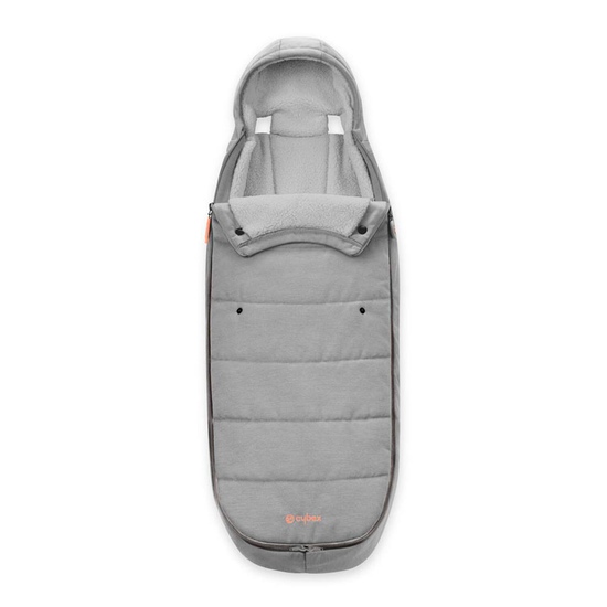 Теплый конверт в коляску Cybex Footmuff Gold Lava Grey - 1